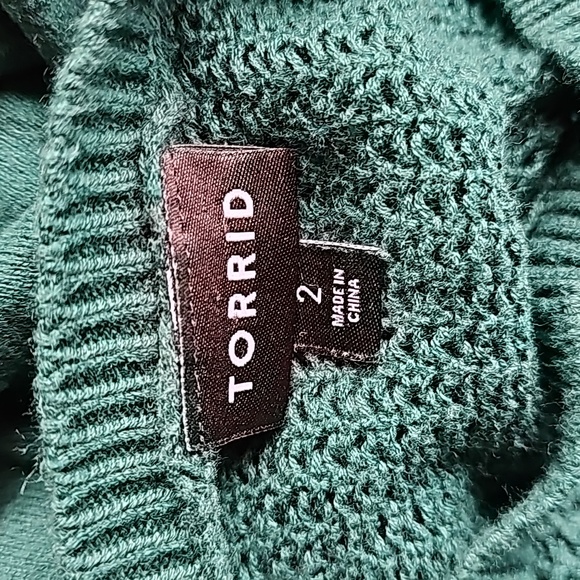 Torrid Green Sweater - Picture 7 of 8